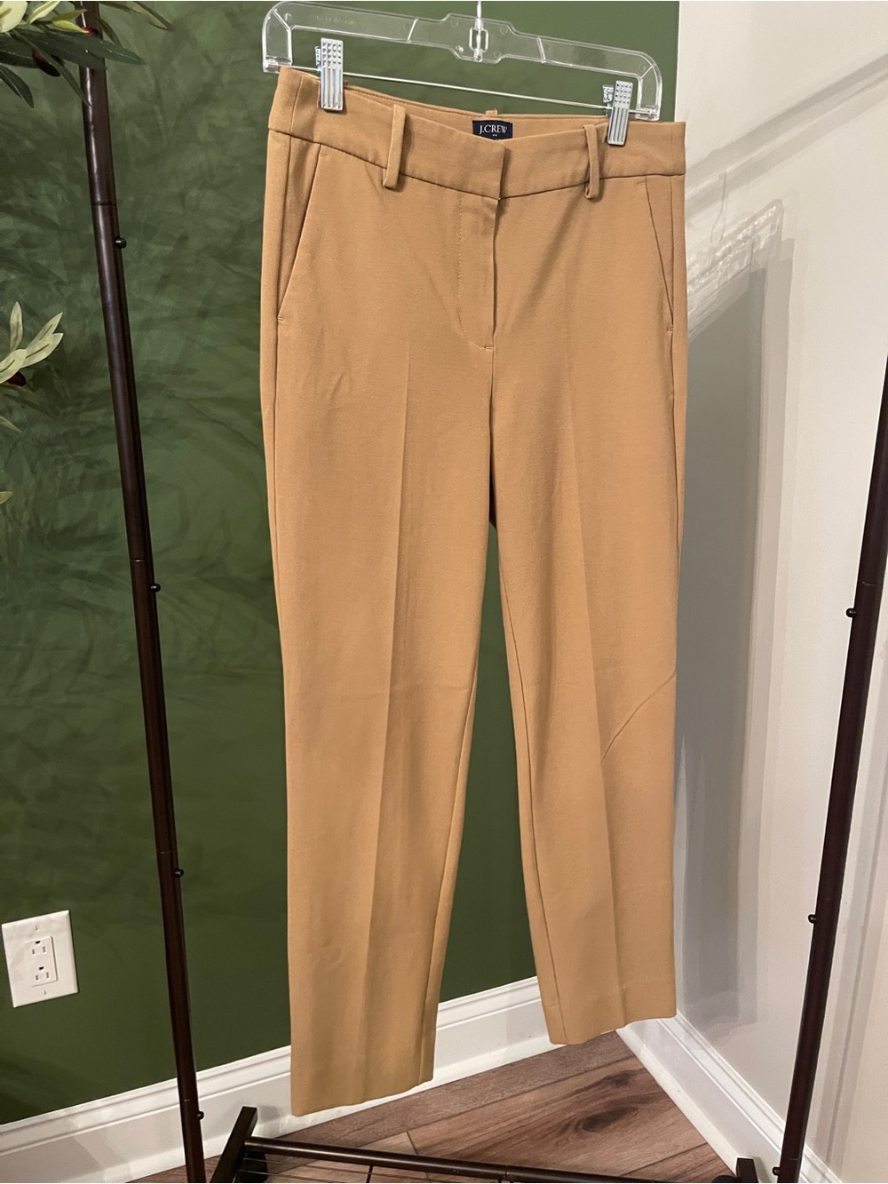 J. Crew Women's Camel Straight-Leg Dress Pants